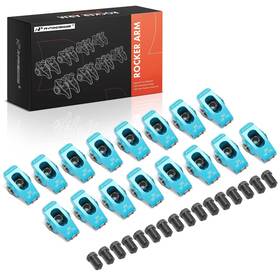 A-premium Aprak039 16pcs Blue Aluminum Engine Roller Rocker Arms With Needle Bearings Self-align