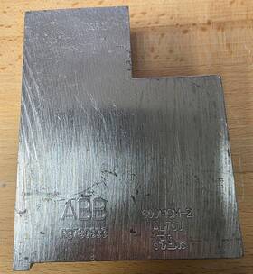 Abb Rb780833 600mcm-2 Block Lug Al7cu