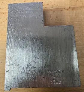 600mcm-2 Abb Rb780833 Block Lug Al7cu