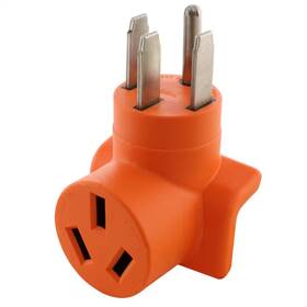 Ac Works 445000151100 50 Amp Welder Adapter Nema 14-50p Rv/range/generator Male Plug To 10-50r