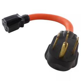 Ac Works 445054271229 10/3 Stw 1 Ft. 14-50p 50 Amp Rv/range/generator Plug To 6-15/20r 20 250-volt