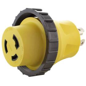 Ac Works Rvl1430m30 Connectors Rv Marine Generator Adapter 30 Amp 4-prong Plug To