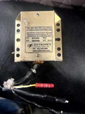R2540028v Aircraft P/n Electronic Alternator Controllertrouble Shooting Light Ground