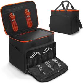 Amazing Fair Y021txl Portable Power Station Storage Bag - Heavy Duty Organizer Case With Adjustabl
