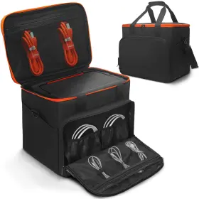 Y021txl Amazing Fair Portable Power Station Storage Bag - Heavy Duty Organizer Case With Adjustabl