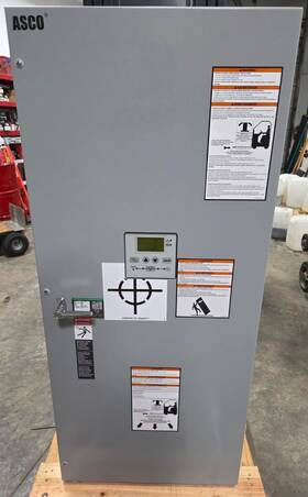 Asco J03atsa30400cg0c Automatic Transfer Switch 3-pole 400 Amp 208v Nema 1