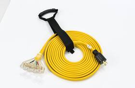 Avxccdn Tt-30p 5-20r/15r To 4 X 5-15 20r Generator Adapter 30 Amp 25ft Etl Listedttttttttttttttttttt
