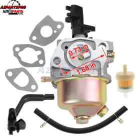 46599 Azpartspro 710359250352 Carburetor For Champion Power Equipment Cpe 46565 6.5hp Gasoline Generator