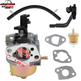 46599 Azpartspro 710359250581 Champion Power Cpe 46596 3500 Watts 6.5hp 196cc Generator Carburetor Carb