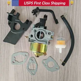 Cen-p19 Bbxpt4u Carburetor For Zon Cen P19 Gas Engine Generator Go Kart Carb Fuel Filter