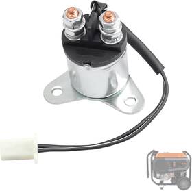 Beienz 445052337347 Starter Motor Solenoid With 2-wire Plug Pigtail Replacement For Generac G