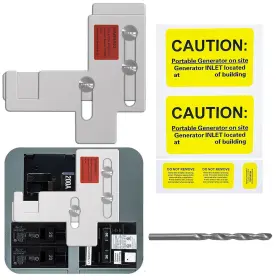 Sie-p2-01 Branded Generator Interlock Kit For Murray Or Siemens 150/200 Amp Panels 7/8-1.25 Inch Gener