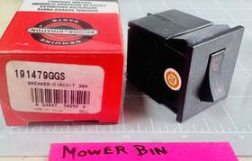 Briggs & Stratton 191479gs And 30a Generator Circuit Breaker Rocker Switch Oem