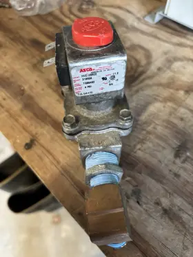 Hv2729922 Briggs & Stratton Missing Cap And Asco 3/4 Inch Pipe 194683gs Fuel Solenoid