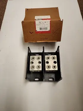 350-6-2p-350-6 Burndy Bdb-22-350-2 Power Distribution Block Splicer 350-6-2p-350-6 Burndy Bdb-22-350-2 Power Distribution Block Splicer