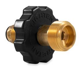 Camco 59943 Propane Cylinder Adapter - Soft Nose Pol X 1 Inch 20 Male Throwaway