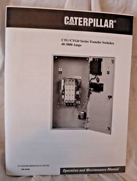 Caterpillar 70r-1000 Ge Zenith Ctg Ctgd Operation And Maintenance Manual Transfer