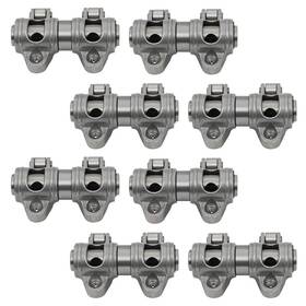 Cciyu 836731-5210-1127509931 8pcs Rocker Arms For Chevy Sbc 350 1.6 Ratio 3/8 Shaft Mount Stainless