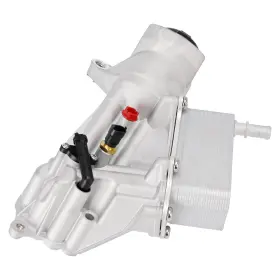C0013 Ccscyua Aluminum Engine Oil Cooler And Filter Housing Adapter Gaskets Sensor Fit