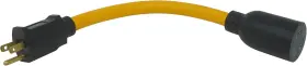 Coleman Cable 705353050657 Southwire Generator Adapter Cord - Converts 15a To 20a Receptacle Twist-to-loc
