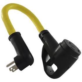 Conntek 15200 15 Amp To 30 Rv Pigtail Adapter With Led Power Indicator And Ergo Grip