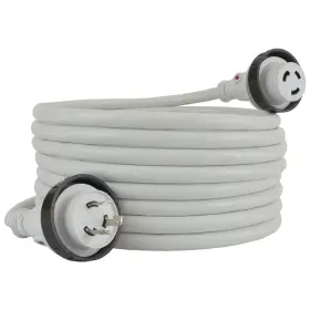 17101-050re Conntek 17101 30amp Nema L5-30p To L5-30r Marine Shore Power With Light Inch
