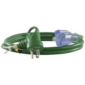 24162-072 Conntek 883943003570 I-ring Extension Cord 6-foot 16/3 Christmas Green U.s. Male