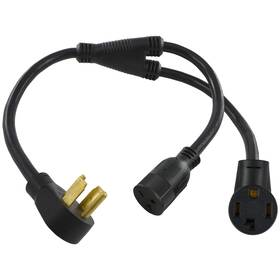 Conntek Y1430pr620 Nema 14-30p To 2 Outlet 14-30r And 6-20r Y Splitter 3 Feet