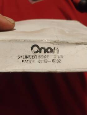 Cummins 0113-0332 Onan Cylinder Bore 3 1/4 Part Number Piston Rings