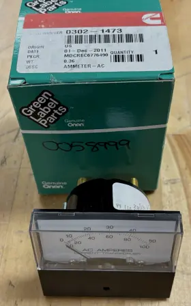 0302-1473 Cummins Genuine Oem Onan 302-1473 Ammeter Ac New In Box -nos 0302-1473 Cummins Genuine Oem Onan 302-1473 Ammeter Ac New In Box -nos