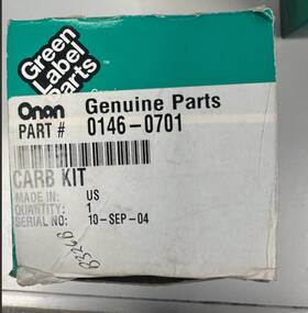 Cummins 146-0701 Onan Carb Emissions