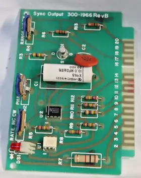 300-1966 Cummins Onan Sync Output Module Pcb Control Card Controller Paralleling