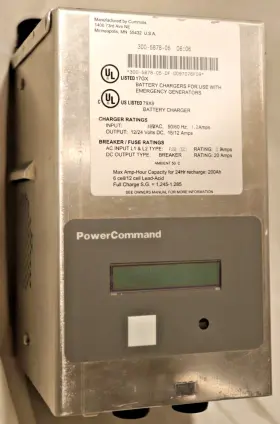 305-0812-05 Cummins 300-5878-05 Onan Battery Charger 480v 12/24v 15/12a 305-0395
