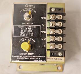 Cummins 306c136 Onan Voltage Sensitive Relay Assembly 306-0136 Assy 120vac 50-60