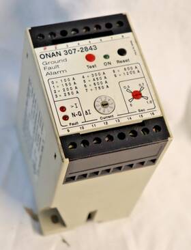 Cummins 307-3003-02 307-2843 Onan Ground Fault Relay Alarm K-tec Ref # 13001021