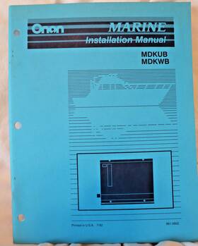 Cummins 981-0602 Onan Installation Manual Mdkub Mdkwb Marine Generator Set Boat