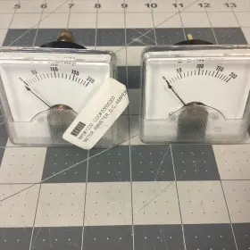 Lqs33a Dc Amperes Meter Ammeter Lot Of 2 Lqs33a Dc Amperes Meter Ammeter Lot Of 2