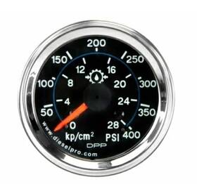 Diesel Pro Power 25025177 New Oil Pressure Gauge 400psi