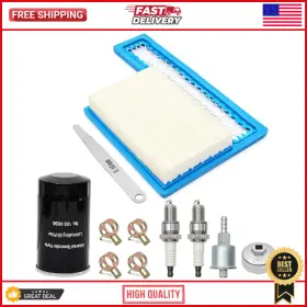 Dingran 741365310488 Onan Rv Qg 5500/7000 Generator Tune Up Kit With Fuel Air Oil Filters