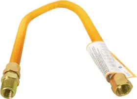 Efgc-038-ye-1031-24 Easyflex New 2pk 24 Inch Coated Stainless Steel Gas Connector&gas Sediment Trap B236