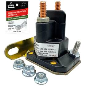 Falconsupply F-832-1211-210 Genuine Trombetta 12v Starter Solenoid Relay Switch Kit Black