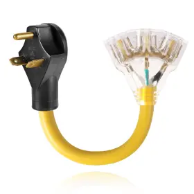 Fm-30p-3x20r-001all Fiiman 30 Amp To 20 110v Rv Distribution Adapter Power Cord Etl Listed Nema Tt- Fm-30p-3x20r-001all Fiiman 30 Amp To 20 110v Rv Distribution Adapter Power Cord Etl Listed Nema Tt-