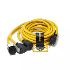 Firman 744759988010 25 Ft. 125-volt 30 Amp L5-30p To 3 Multi-directional 5-20r Outlets Generator Pow
