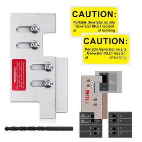 Flngr 445006058090 Generator Interlock Kit Compatible With Eaton Or Cutler Hammer Vertical Throw Ch