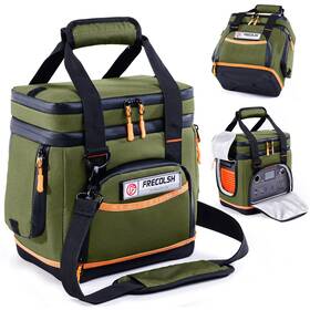 Frecolsh Am823 Double-layer Travel Carrying Case For Jackery Explorer 300/240/160 Portable
