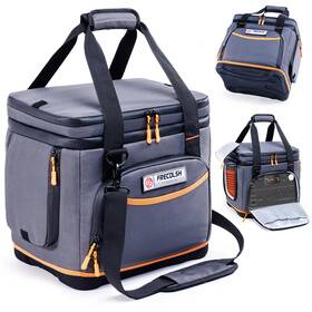 Frecolsh Am825 Doublelayer Travel Carrying Case For Jackery Explorer 1000 V2 Hard Molded B