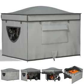 Gh-zjfdjz-004 Geheng Generator Tent Cover With Bracket Covers While Running Rooftop Desi