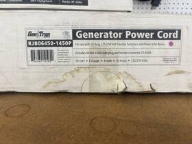 Gen/tran Rjb06450 50-foot Generator Power Cord