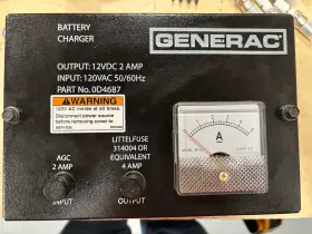 0d4687 Generac Battery Charger For Generators