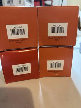 Generac 0e7080 Genuine Oil Filter For 1.6 2.5 3.0 42.i G3 Generators